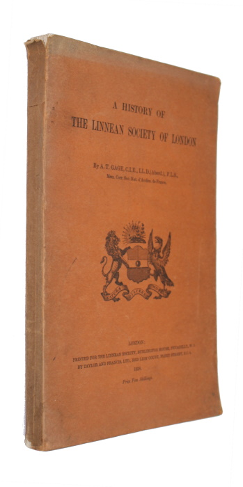 Gage, A.T. - A History of the Linnean Society of London