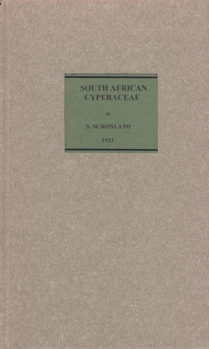Schnland, S. - Introduction to South African Cyperaceae (Botanical Survey of South Africa Memoir No. 3)
