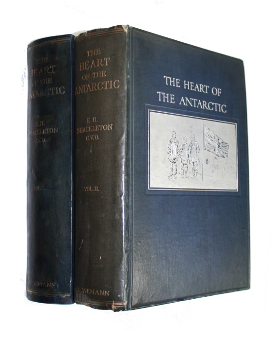Shackleton, E.H. - The Heart of the Antarctic: being the story of the British Antarctic Expedition 1907-1909. Vol. I-II