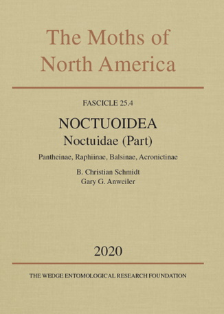 Schmidt, B.C.; Anweiler, G.G. - The Moths of North America 25.4: Noctuoidea Noctuidae (Part): Pantheinae, Raphiinae, Balsinae, Acronictinae