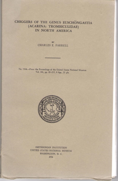 Farrell, C.E. - Chiggers of the genus Euschngastia (Acarina: Trombiculidae) in North America