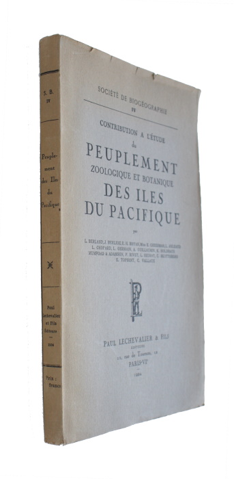 Berland, L.; Berlioz, J. et al. - Contribution a l'tude du peuplement zoologique et botanique des Iles du Pacifique