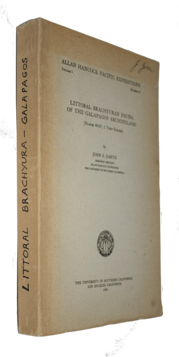 Garth, J.S. - Littoral Brachyuran Fauna of the Galapagos Archipelago