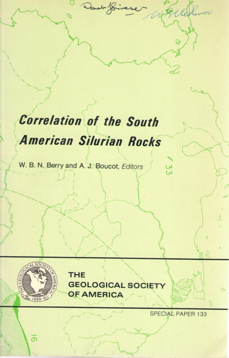 Berry, W.B.N.; Boucot, A.J. (Eds) - Correlation of the South American Silurian Rocks