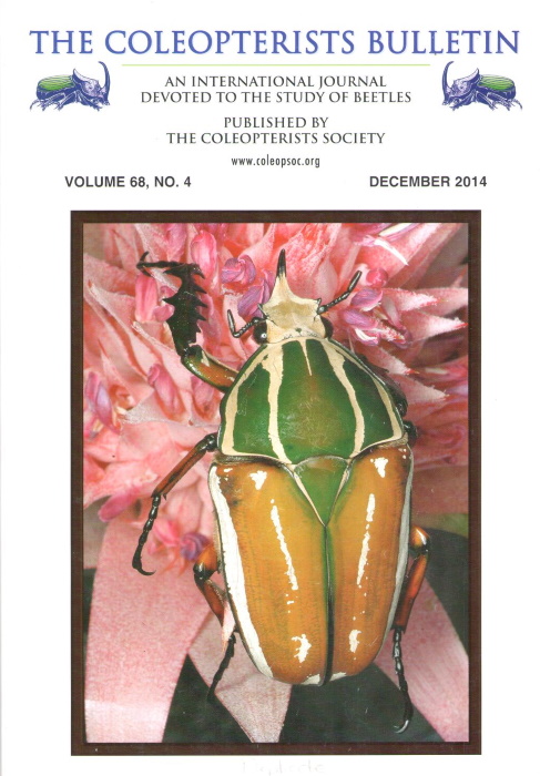  - The Coleopterists Bulletin Vol 68(3-4)