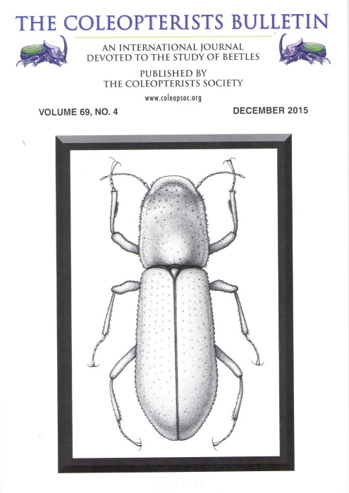  - The Coleopterists Bulletin Vol 69(4)