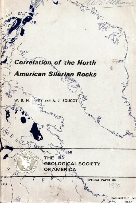 Berry, W.B.N.; Boucot, A.J. (Eds) - Correlation of the South American Silurian Rocks
