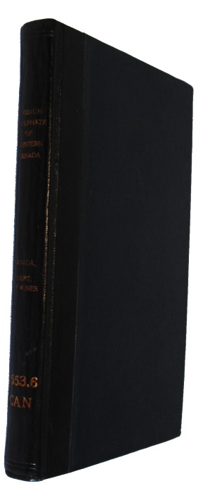 Cole, L.H. - Sodium Sulphate of Western Canada; Occurrence, Uses, and Technology