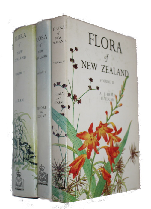 Allan, H.H.; Moore, L.B.; Edgar, E.; Healy, A.J. - Flora of New Zealand, Vol.I-III