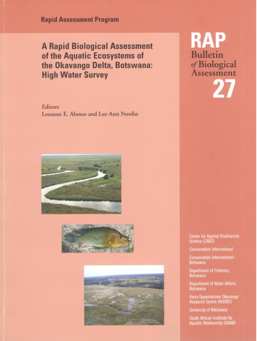 Alonso, L.E.; Nordin, L.-A. (Eds) - A Rapid Biological Assessment of the Aquatic Ecosystems of the Okavango Delta, Botswana: High Water Survey