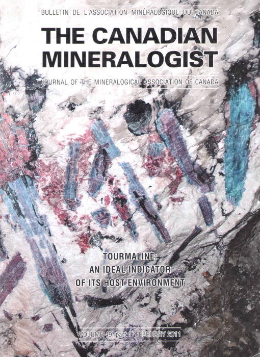 van Hinsberg, V.J.; Henry, D.J.; Marschall, H.R.; Martin, R.F. (Eds) - Tourmaline: An Ideal Indicator of its Host Environments