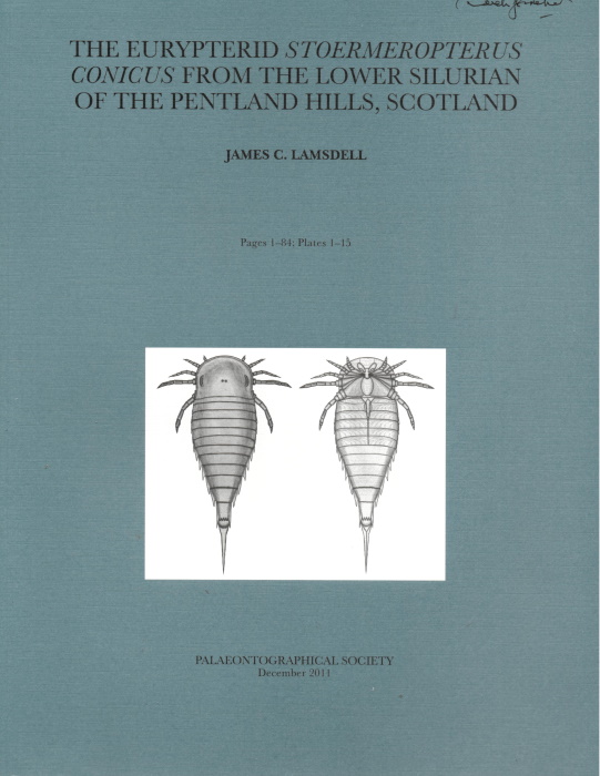Lamsdell, J.C. - The eurypterid <i>Stoermeropterus conicus</i> from the lower Silurian Pentland Hills, Scotland