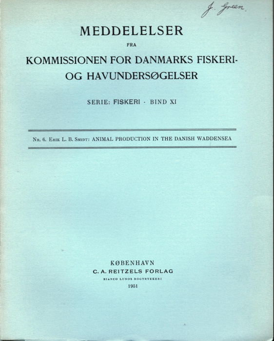 Smidt, E.L.B. - Animal Production in the Danish Waddensea
