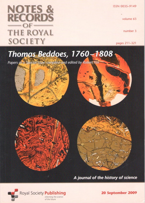 Fox, R. - Thomas Beddoes, 1760-1808