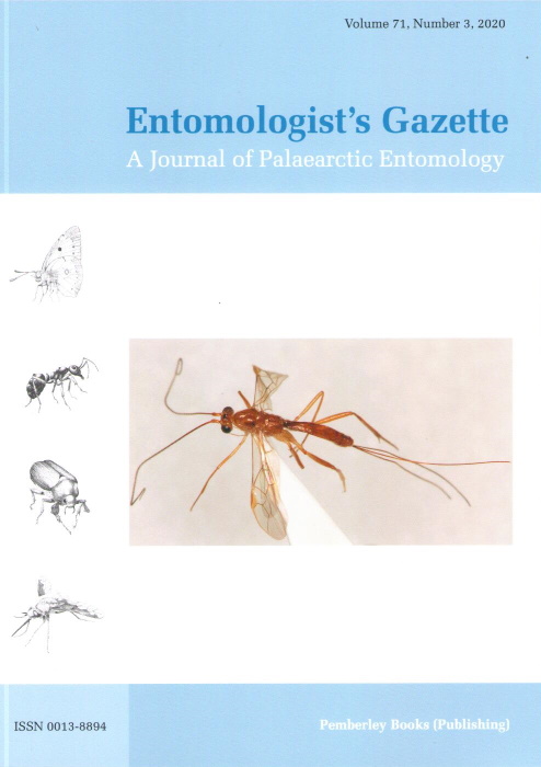  - Entomologist's Gazette Vol. 71(3) (July 2020)