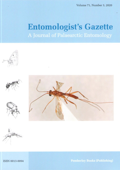  - Entomologist's Gazette Vol. 71(3) (2020)