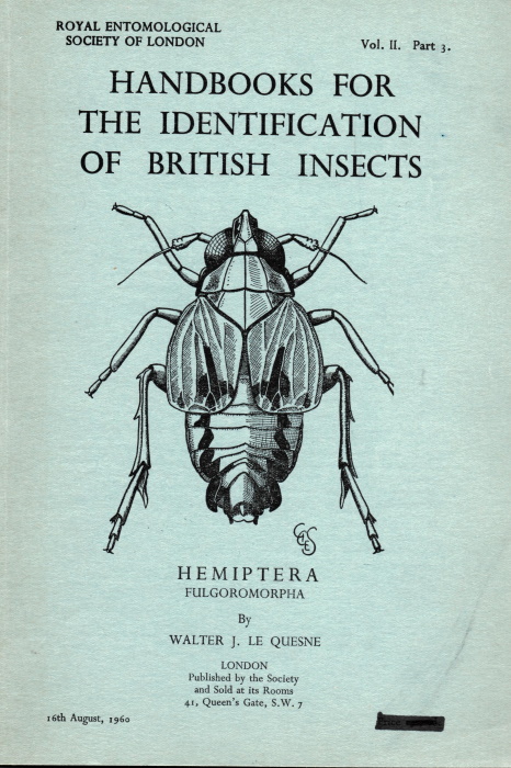 Le Quesne, W.J. - Hemiptera Fulgoromorpha (Handbooks for the Identification of British Insects 2/3)