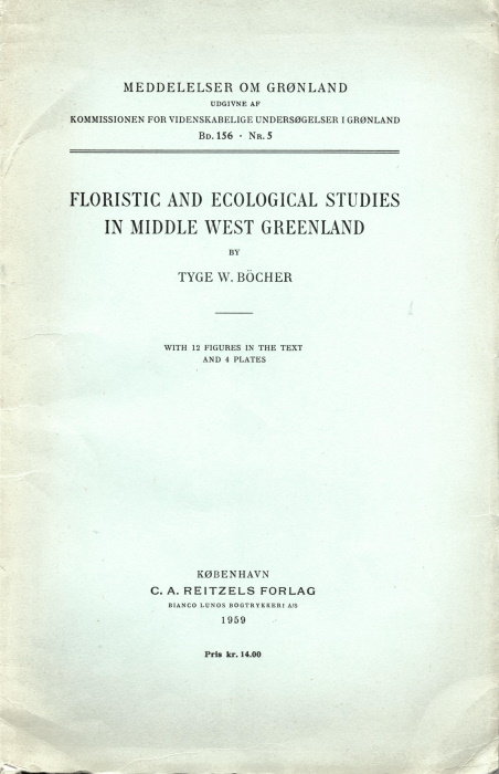 Bcher, T.W. - Floristic and Ecological Studies in Middle West Greenland