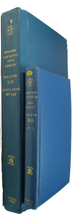 Hobson, R.A.; Miles, K.R - Part I, Geology of Portion of the Mt. Margaret Goldfield. Part II, Garnetised Gabbros from the Eulaminna District, Mt. Margaret Goldfield. (Western Australia Geological Survey. Bulletin No.103)