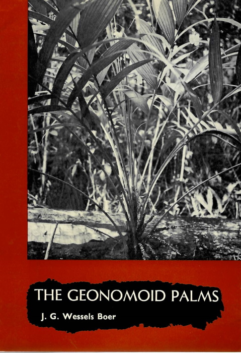 Wessels Boer, J.G. - The Geonomoid Palms