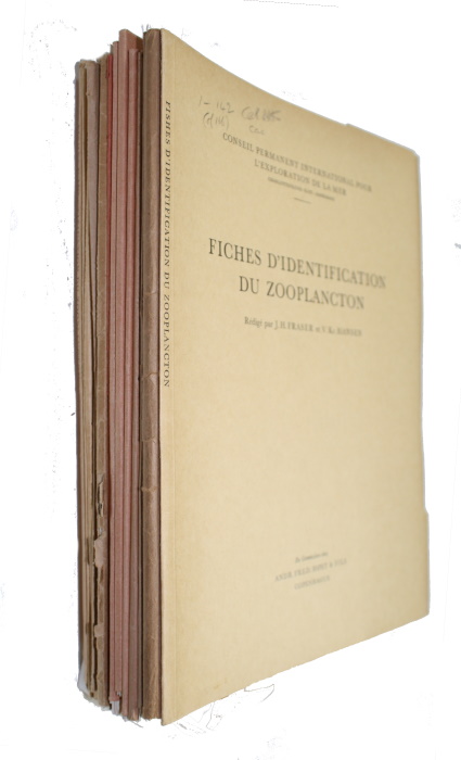 Jespersen, P.; Russell, F.S. - Fiches d'identification du Zooplancton. Fiches 1-142