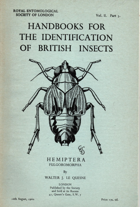 Le Quesne, W.J. - Hemiptera Fulgoromorpha (Handbooks for the Identification of British Insects 2/3)