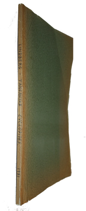 Lindberg, K. - Cyclopides (Crustacs - Coppodes): Exploration Hydrobiologique du Lac Tanganika Vol. III, fasc. 2
