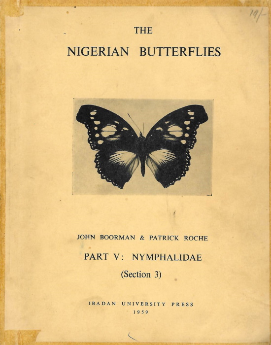 Boorman, J.; Roche, P. - The Nigerian Butterflies. Pt V: Nymphalidae (III)
