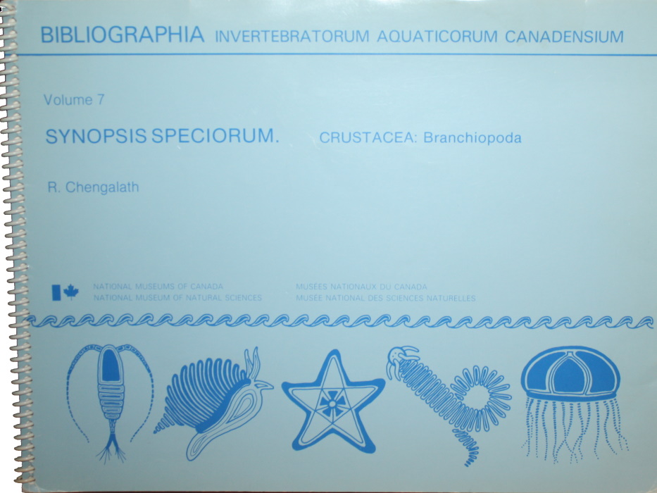 Chengalath, R. - Synopsis Speciorum. Crustacea: Branchiopoda