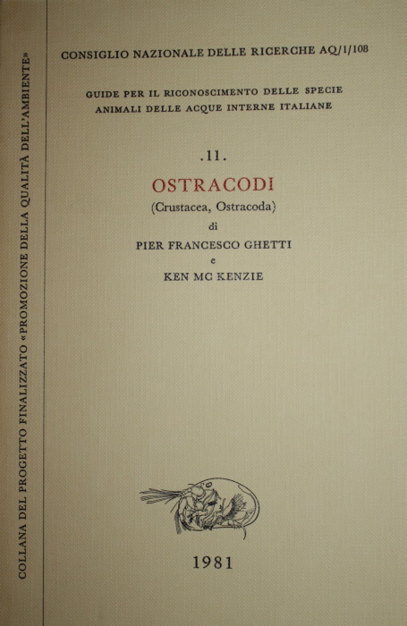 Ghetti, P.F.; McKenzie, K. - Ostracodi (Crustacea, Ostracoda) Guide per il riconoscimento delle specie animali delle acque interne italiane 19