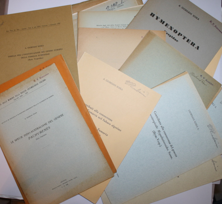 Soika, A.G. - 19 papers on Vespidae (Hymenoptera)