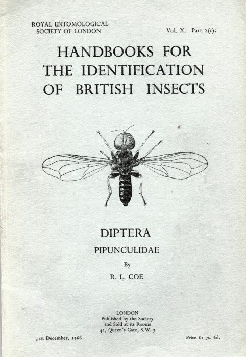 Coe, R.L. - Diptera Pipunculidae (Handbooks for the Identification of British Insects 10/2c)