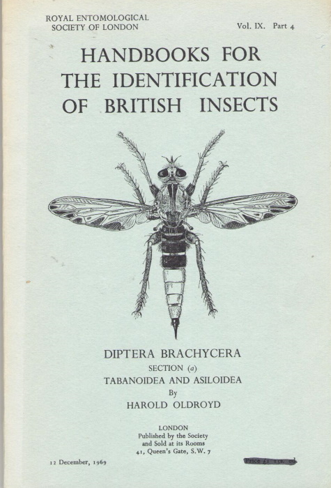 Oldroyd, H. - Diptera Brachycera: Tabanoidea and Asiloidea (Handbooks for the Identification of British Insects 9/4)