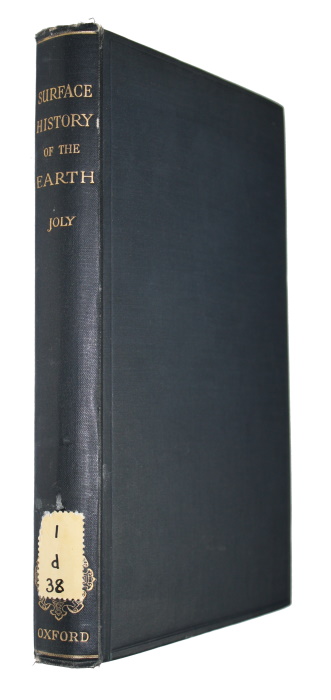 Joly, J. - The Surface-History of the Earth