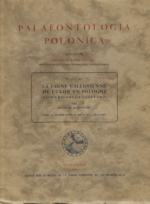 Makowski, H. - La Faune Callovienne de Lukw en Pologne