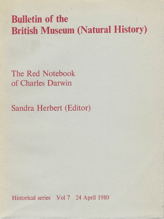 Herbert, S. (Ed.) - The Red Notebook of Charles Darwin