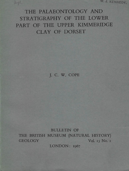 Cope, J.C.W. - The Palaentology and Stratigraphy of the Lower Part of the Upper Kimmeridge Clay of Dorset