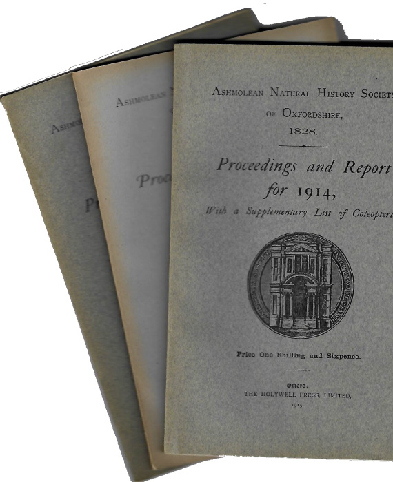 Odling, M. - The Fossil Fauna of the Oxford District [with] Second [-Third] Report on the Fossil Fauna of the Oxford District (<i>Ashmolean Natural History Society of Oxfordshire 1828. Proceedings and Report</i> for 1914, 1915, 1917)