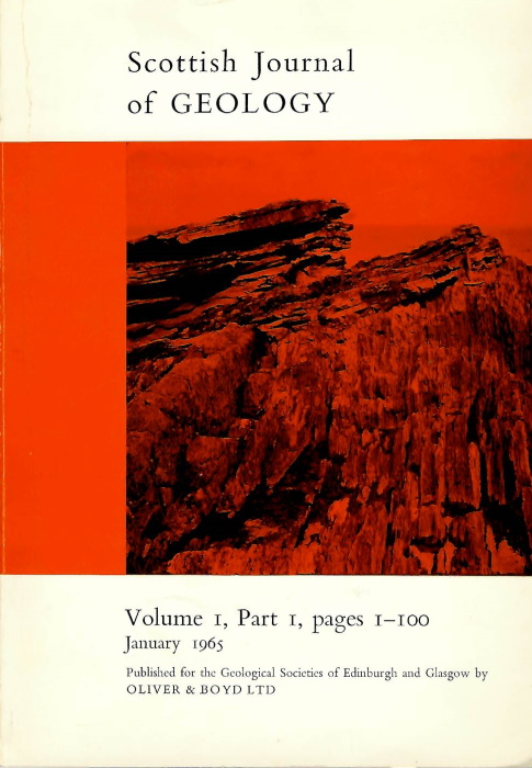  - Scottish Journal of Geology Vols 1-8 (2). Nos 1-27