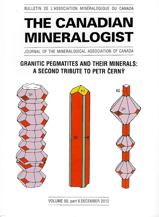 Galliski, M.A.; London, D.; Novak, M.; Martin, R.F. (Eds) - Granitic Pegmatites and their Minerals: A Second Tribute to Petr CernyA Second Tribute to Petr Cern