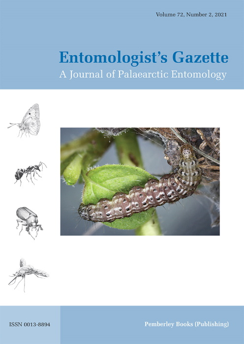  - Entomologist's Gazette Vol. 72 Part 2 (2021)