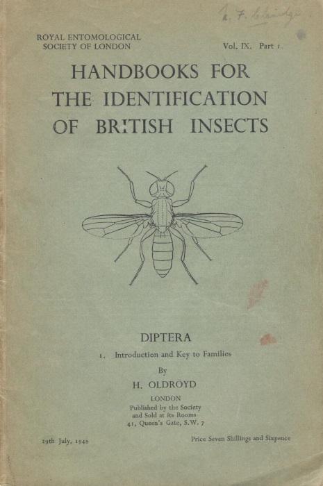 Oldroyd, H. - Diptera: Introduction and Key to Families (Handbooks for the Identification of British Insects 9/1)
