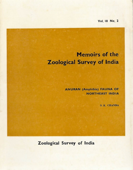 Chanda, S.K. - Anuran (Amphibia) Fauna of Northeast India