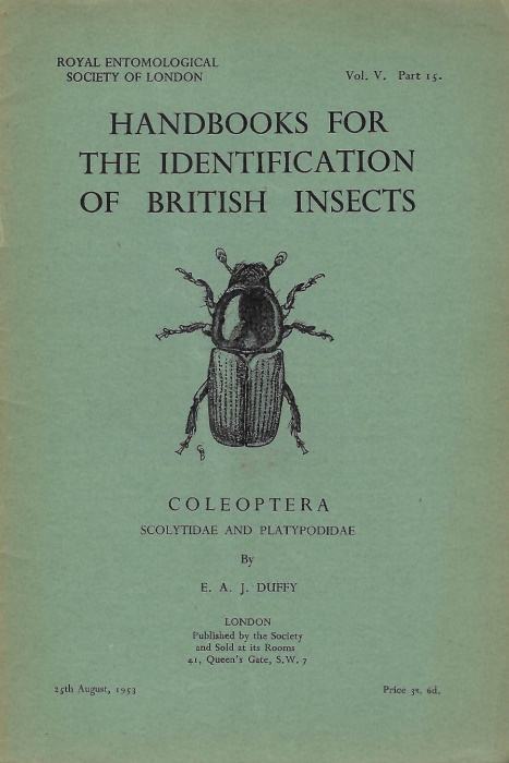 Duffy, E.A.J. - Coleoptera Scolytidae and Platypodidae (Handbooks for Identification of British Insects 5/15)