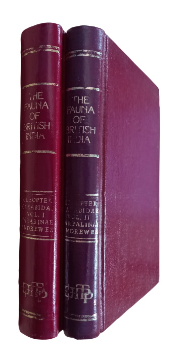 Andrewes, H.E. - The Fauna of British India: Coleoptera. Carabidae. Vol. I-II