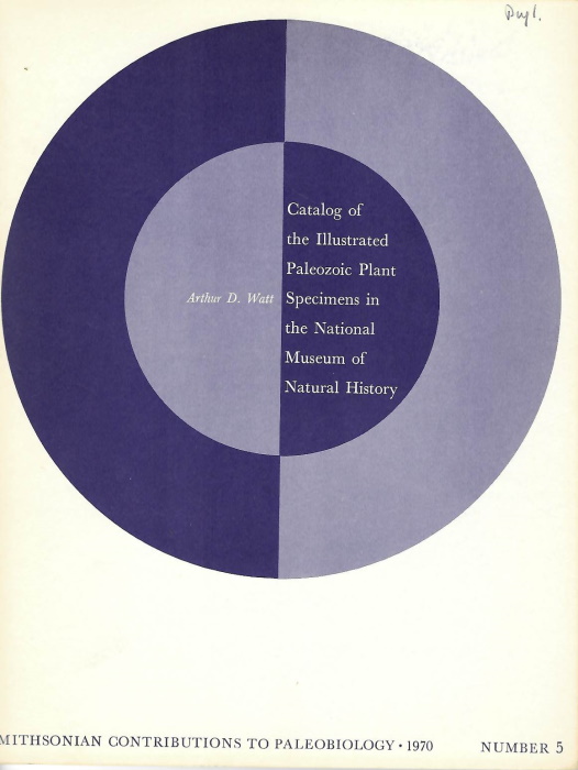 Watt, A.D. - Catalog of the illustration Paleozoic plant specimens in the National Museum of Natural History