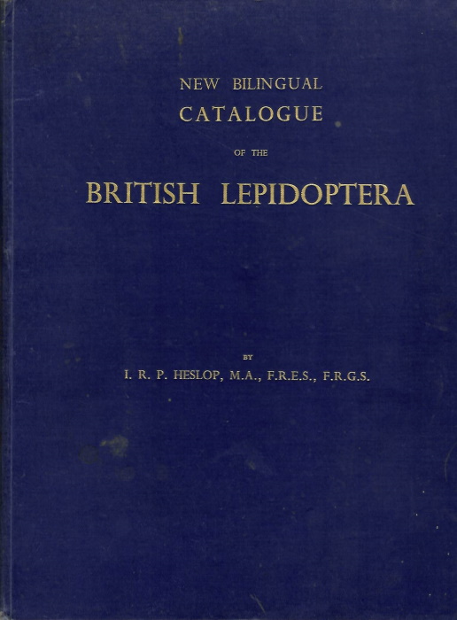 Heslop, I.R.P. - New Bilingual Catalogue of the British Lepidoptera
