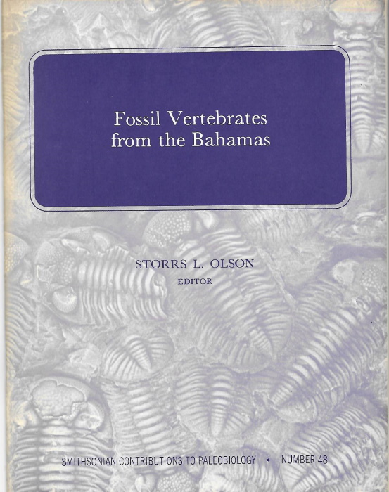 Olson, S.L. - Fossil Vertebrates from the Bahamas