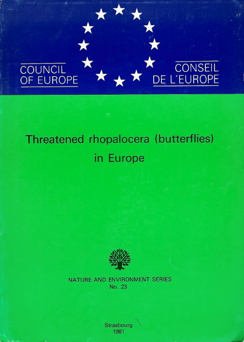 Heath, J. - Threatened Rhopalocera (butterflies) in Europe