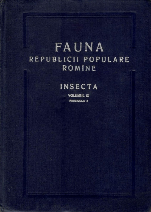 Iuga, V.G. - Fauna Republicii Populare Romine: Insecta. Vol. IX, Fasc. 3: Hymenoptera Apoidea, Fam. Apidae, Subfam. Anthophorinae